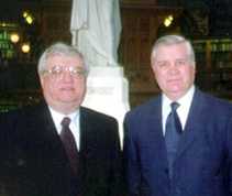 Ambassador Yuri Scherbak with Foreign Minister of Ukraine A. Zlenko